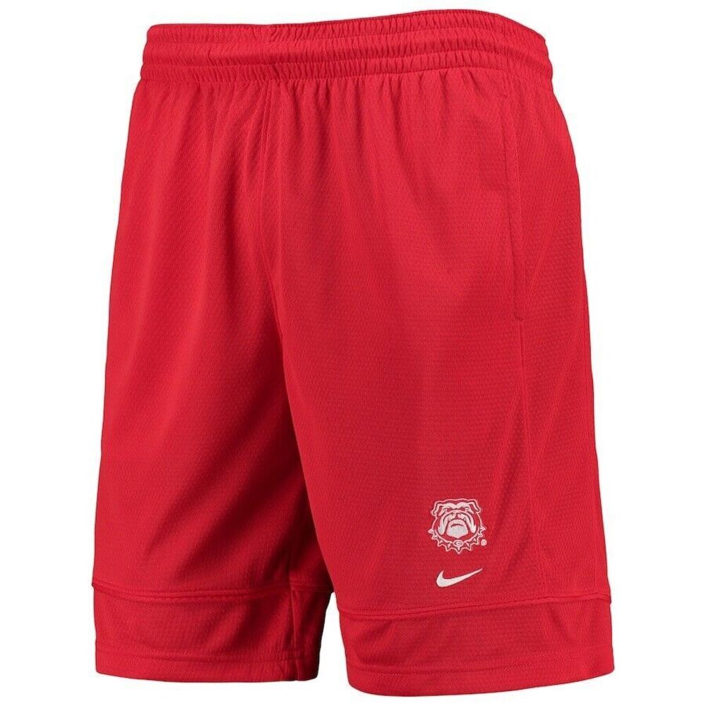 Georgia Bulldogs Nike Fast Break Team Performance Shorts Mens Size‎ M Red Mesh